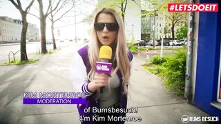 Bums Besuch - German Teen Kylie Kay Seduces and Screws Lucky Amateur - LETSDOEIT