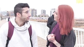 Amateur Euro - Silvia Rubi Picks up and Fucks Amateur in Hardcore three-some