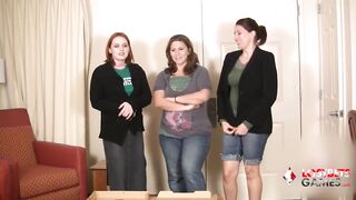 3 Busty Angels Play Strip Rock-Paper-Scissors