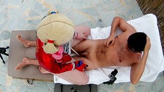 Ginger Harley Quinn Cosplay Creampie - Redhaired Snatch Doll Hotty Screws