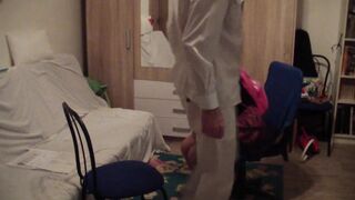 Pervert doctor in action anew with blameless russian angel