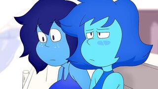 mulher azul give a decision que homens normais não podem ser a unica alternativa para ter filhos e então ela faz sexo com outra mulher azul