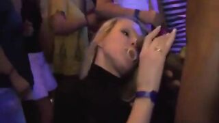 Hawt Angels Go Wild With Male Strippers In Nightclub