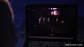 Shalina Devine is a smashing woman who likes to ride alternative hard weenies late at night