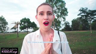 Public Agent - Risky Outdoor Sex with 18 Playgirl in Central Park