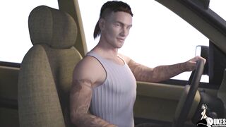 Biker milf takes multiple knobs on her first mission for the club