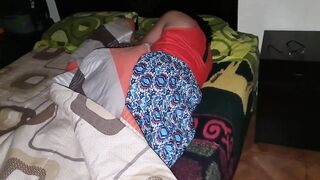 stepdad takes advantage of college cutie