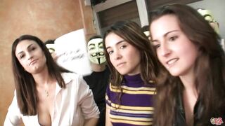 Sandramilka, Leyrepajon and Monicamayo are in the mood to suck cocks and eat loads of recent cum