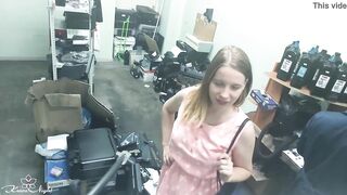 Sexually Horny Golden-haired Public Masturbates Next to Stranger