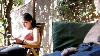 My stepson takes his shlong out while I play Candy Crush