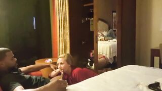 Filthy talking wife in sensual cuckold