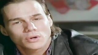 Christy Canyon is moaning whilst getting fucked from the back, 'coz she is about to cum