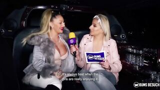 Hawt, tattooed golden-haired, Dana Jayn is working as a reporter and often having casual sex sessions