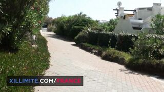 Exclusive costume orgy in a beach swinger club