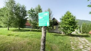 Outdoors Porn in Abandoned Village Resort - Risky Amateur Sex Tour Vlog Yoya Grey