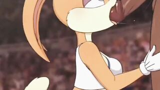 Lola Bunny enjoys 2 BBC - by Merunyaa