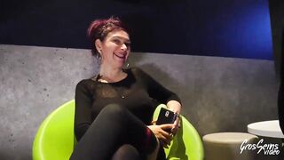 Caro, very dilated milf, goes on DPs