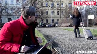 Harlots Abroad - Big Booty MILF Sofia Curly Screwed By Stranger - LETSDOEIT