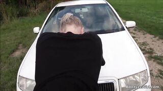 I fucked my wife in the car during the travel