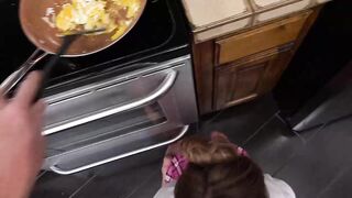 Danni Rivers and Rosalyn Sphinx are taking turns sucking their neighbour's schlong instead of his wife