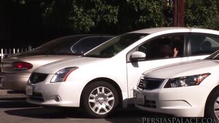 After meeting up with her online lover for the first tme, Persia Monir had sex with him