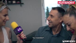 BUMSBESUCH - Huge Bazookas Pornstar Dana Jayn Gets Drilled By Sexually excited Old Amateur - LETSDOEIT