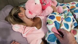 Daughter creampied by stepfather in her bedroom