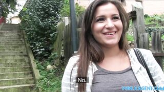 PublicAgent Cute Bubble Ass chick drilled