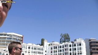 Picked up and tempted in the car