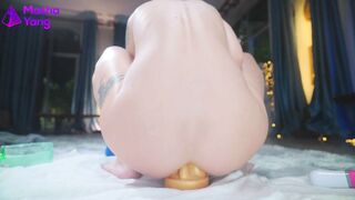 4K Teen Extreme Deep Anal Stretching Training with my recent HankeyToy Sex-Toy