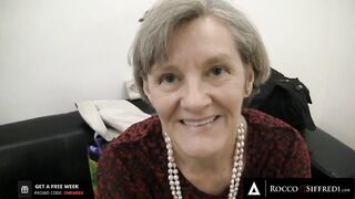 Rocco Siffredi Helps 2 GILFs Double-Team New Golden-haired