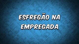 Banging the butt of the arsehole maid in the baths at home... Mop on the maid - Os Sacanas Filminho