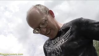 preggo teen public cuckold screwed