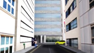 [Giantess MMD] Akizuki Seen from a Crevice (by gonzres)