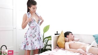 Slim4K: Gorgeous teen's Stefany holes nicely drilled by the kinky boyfriend on PornHD