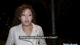 Public Agent, Cute Mexican rubs cum over her ravishing ass