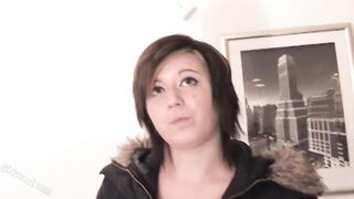 Her first time - Shy teen Tanja 19 years casting