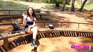 Lia Ponce has just broken up with her crush and is not wasting time to earn money and suck penis