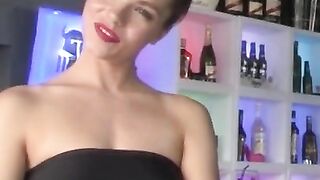 first DP for hot French brunette Manon Martin