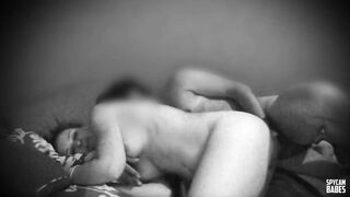 Hidden camera when my stepdad found me in nature's garb at my room