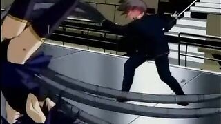 Hentai busty sex prisoner wrapped and fucked by large tentacles