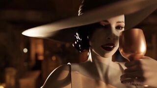 Minotaur banging Lady Dimitrescu's giant butt