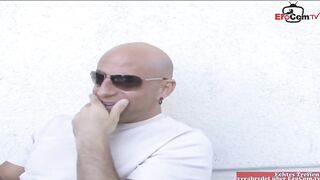 Mother I'd Like To Screw with big melons pick up at the street for spontaneous sex