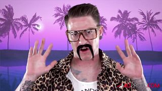 Samantha Mack is a smokin' sexy brunette with tattoos and big bazookas, who likes rough sex