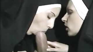 Italian priest with 2 nuns