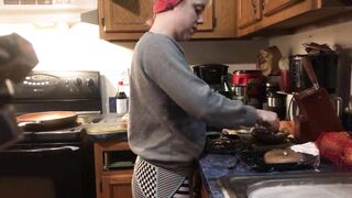 Surprise Sex whilst Making Dinner