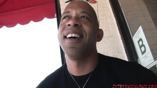 eighteen year old gets monster ebony rod