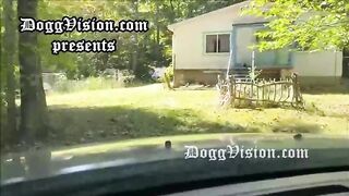 Knob loving plumper with tattoos is often getting fucked in the nature, in the late afternoon