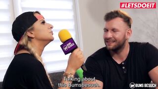 BUMSBESUCH - Ebony Pornstar Josy Black Surprises Amateur Dude With Hard Sex - LETSDOEIT