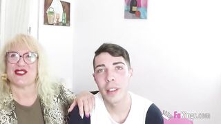 SUPER-HOT-GRANNY. Fina is back, and wants more males to screw